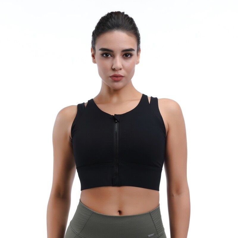 quality High Impact Reflective Vest Sports Bra Sustainable for Running factory