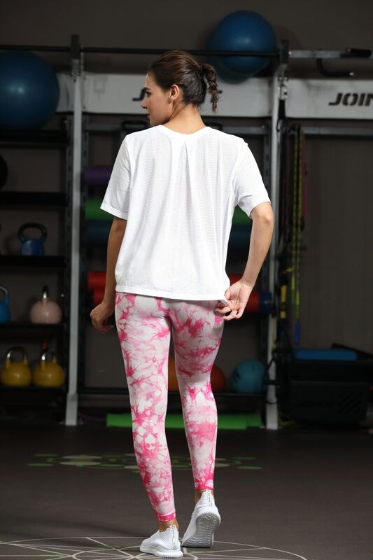 quality Mesh Tennis Yoga Short Sleeve Tops Lightweight UPF 50+ Comfort factory