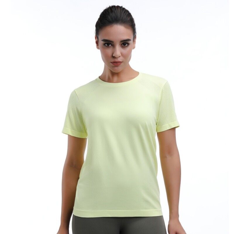 quality Mesh Panel Compression Short Sleeve Shirts Regular Fit Breathable factory