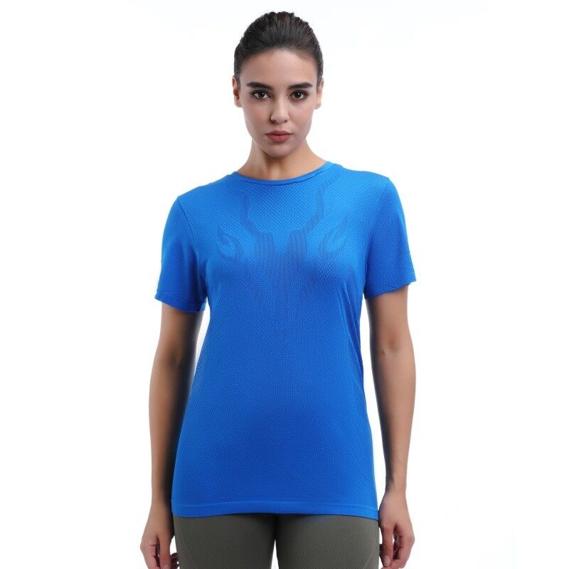 quality Mesh Panel Compression Top Loose Fit Quick Dry For High Intensity Workouts factory