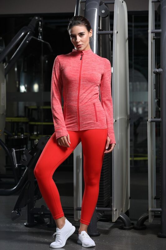 quality Zip Front Long Sleeve Shirt Anti Bacterial Breathable With Pocket factory