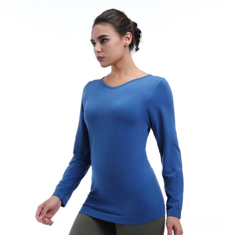 quality Anti Pilling Fleece Lined Yoga Pullovers Anti Bacterial Quick Dry factory