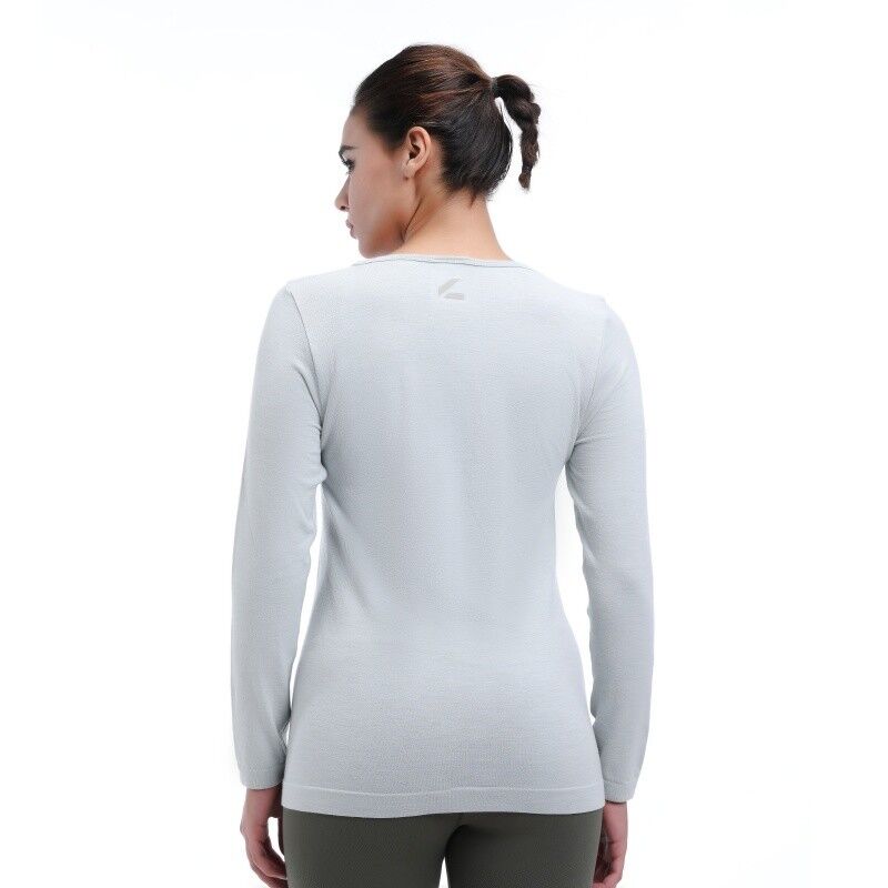 quality Organic Cotton Long Sleeve Yoga Tees Anti Bacterial factory
