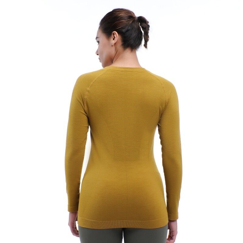 quality Mesh Compression Long Sleeve Tops Lightweight High Intensity Womens Gym Tops factory