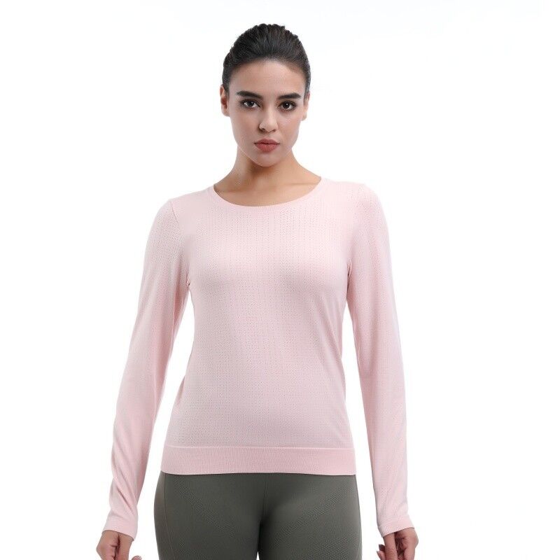 quality UV Protection Running Long Sleeve Tops 92% Nylon 8% Spandex factory
