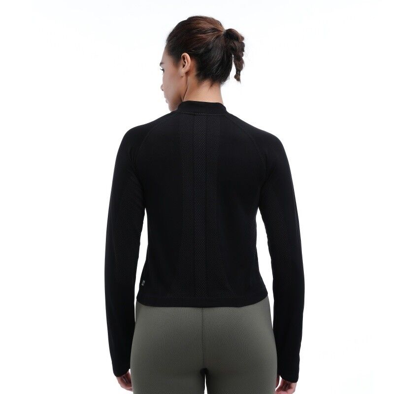 quality Long Sleeve Quarter Zip Tops Breathable Sustainable Quick Dry factory