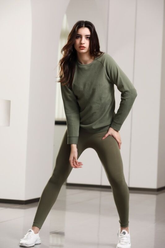 quality Sustainable Recycled Poly Long Sleeve Pullover Antibacterial factory