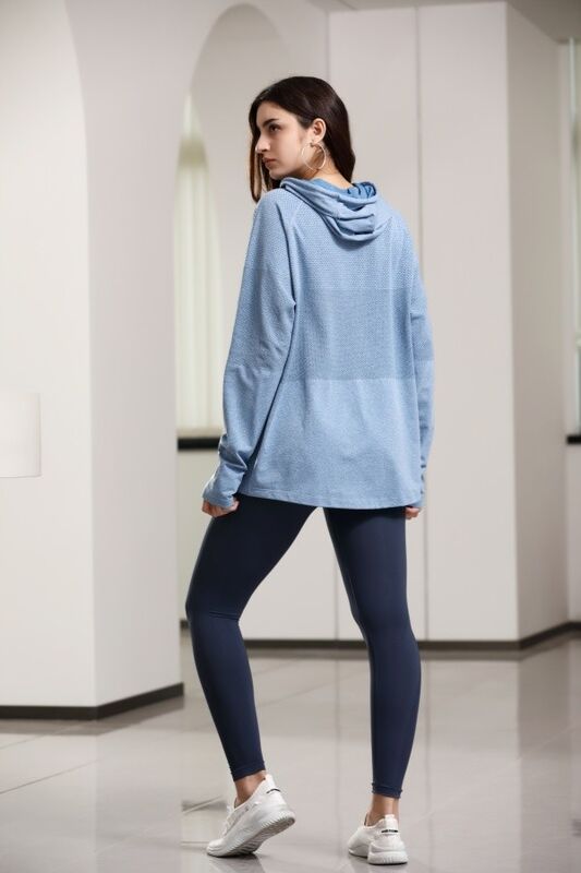 quality Reflective Trim Thermal Running Hoodie Breathable for Daily Wear factory