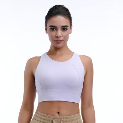 quality Medium lmpact Breathable Women Tops Fitness Racerback for Comfort factory