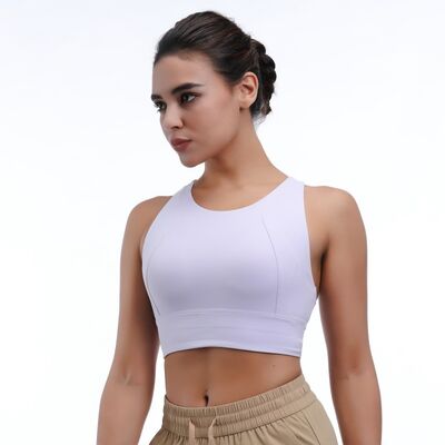 quality Medium lmpact Breathable Women Tops Fitness Racerback for Comfort factory
