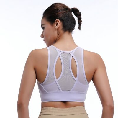 quality Medium lmpact Breathable Women Tops Fitness Racerback for Comfort factory