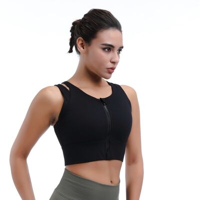 quality High Impact Reflective Vest Sports Bra Sustainable for Running factory
