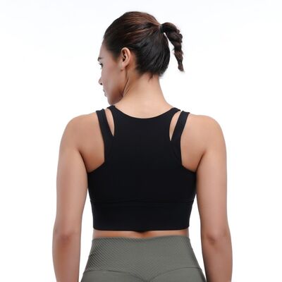 quality High Impact Reflective Vest Sports Bra Sustainable for Running factory