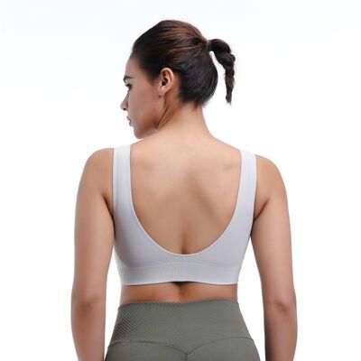 quality Front Middle U Shaped Back Bra​ Breathable with Removable Pads factory