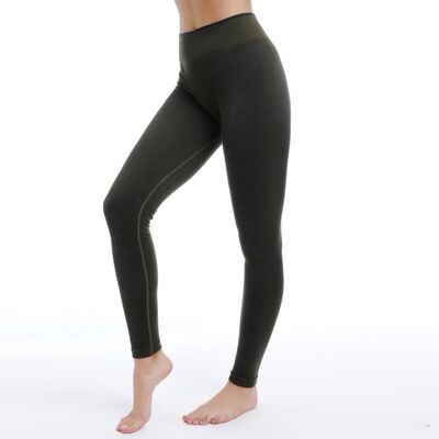 qualité Sans couture aucun voir par la conception libre de preuve de squat de frottement de taille haute de legging de séance d'entraînement usine