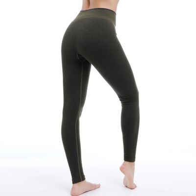 qualité Sans couture aucun voir par la conception libre de preuve de squat de frottement de taille haute de legging de séance d'entraînement usine