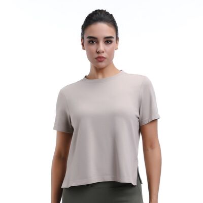 quality UV Protection Running Short Sleeve Tops Anti Bacterial Sustainable factory