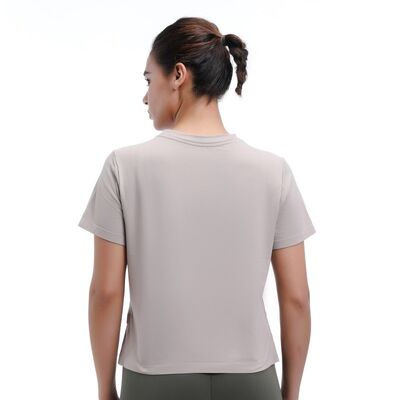 quality UV Protection Running Short Sleeve Tops Anti Bacterial Sustainable factory