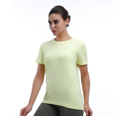 quality Mesh Panel Compression Short Sleeve Shirts Regular Fit Breathable factory