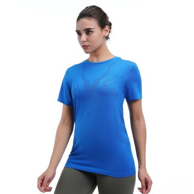 quality Mesh Panel Compression Top Loose Fit Quick Dry For High Intensity Workouts factory