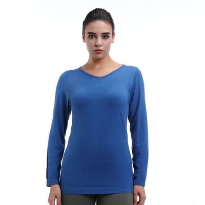 quality Anti Pilling Fleece Lined Yoga Pullovers Anti Bacterial Quick Dry factory