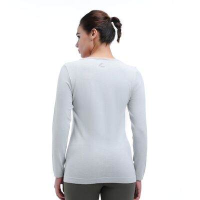 quality Organic Cotton Long Sleeve Yoga Tees Anti Bacterial factory