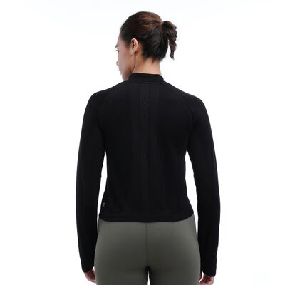quality Long Sleeve Quarter Zip Tops Breathable Sustainable Quick Dry factory