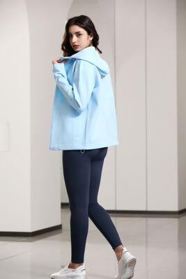 quality Full Zip Windproof Sports Jacket Waterproof Antibacterial With Hood factory