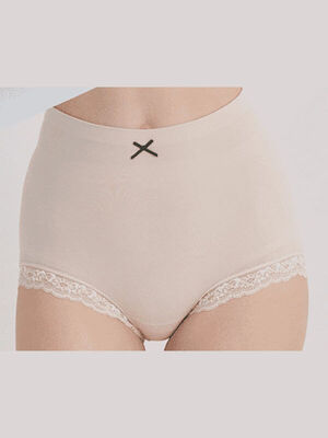 quality Ladies Lace Trim Bikini Underwear Seamless Breathable Stretchy factory